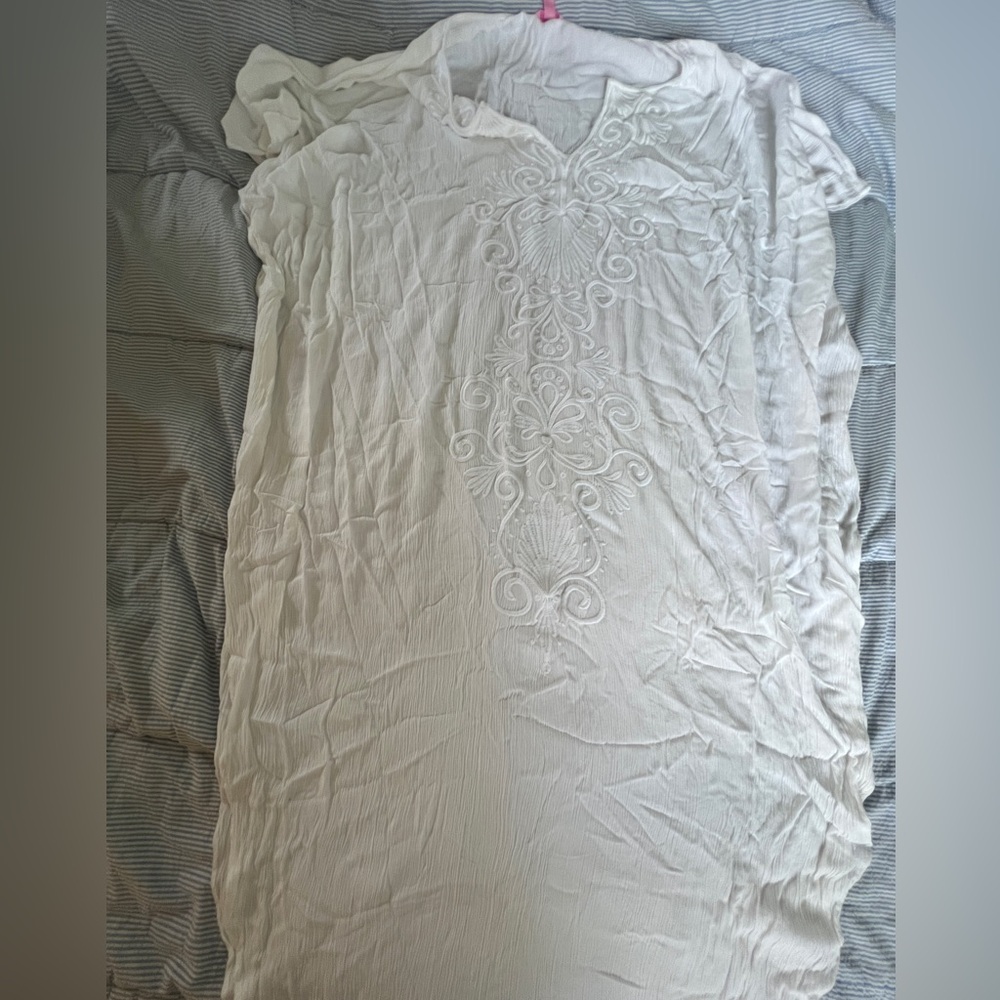 Lilly Pulitzer White Caftan XL